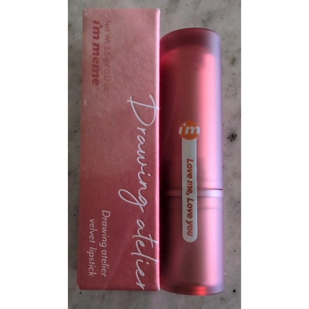 I'M MEME Drawing Velvet Lipstick 3.5g New Matte Lip K-Beauty #9 Delighted NIB